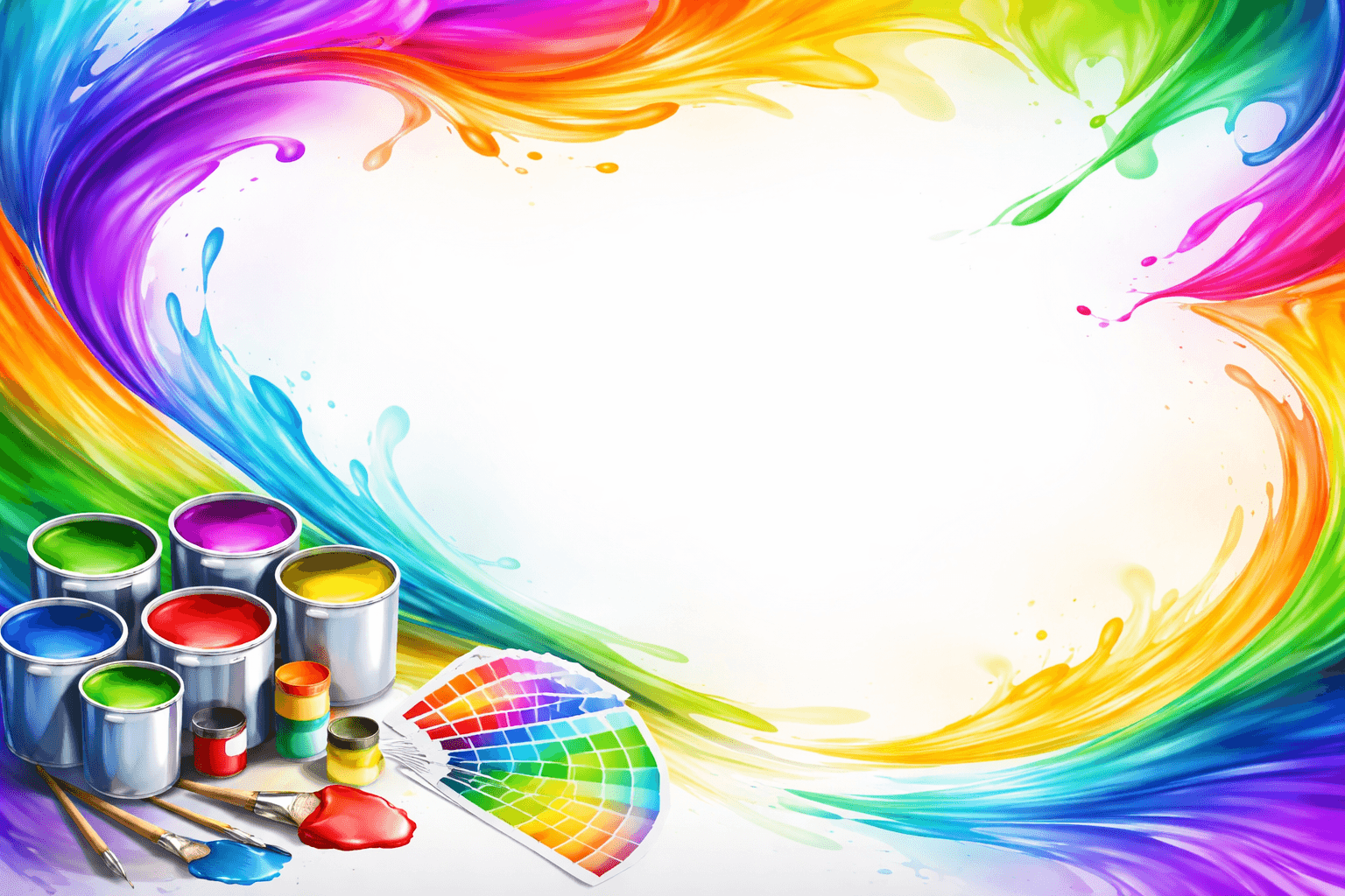 Colorful Paint Splash Background